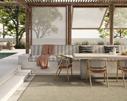 Alfombra sisal sintetico Stone Colors exterior