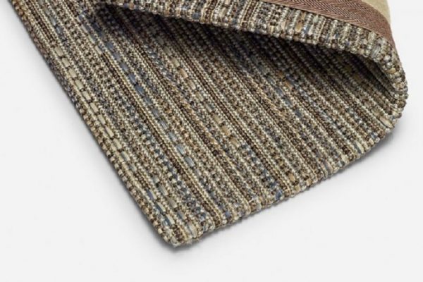 Alfombra sisal sintético acabado doblado Superb