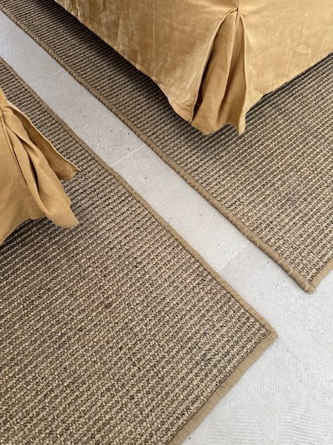 Sisal Terracotte con festón al tono